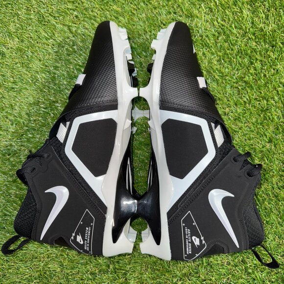 Nike Alpha Menace Pro 3 WD Mid PE Football Cleats Black DH3292-001 Mens WIDE main image 13